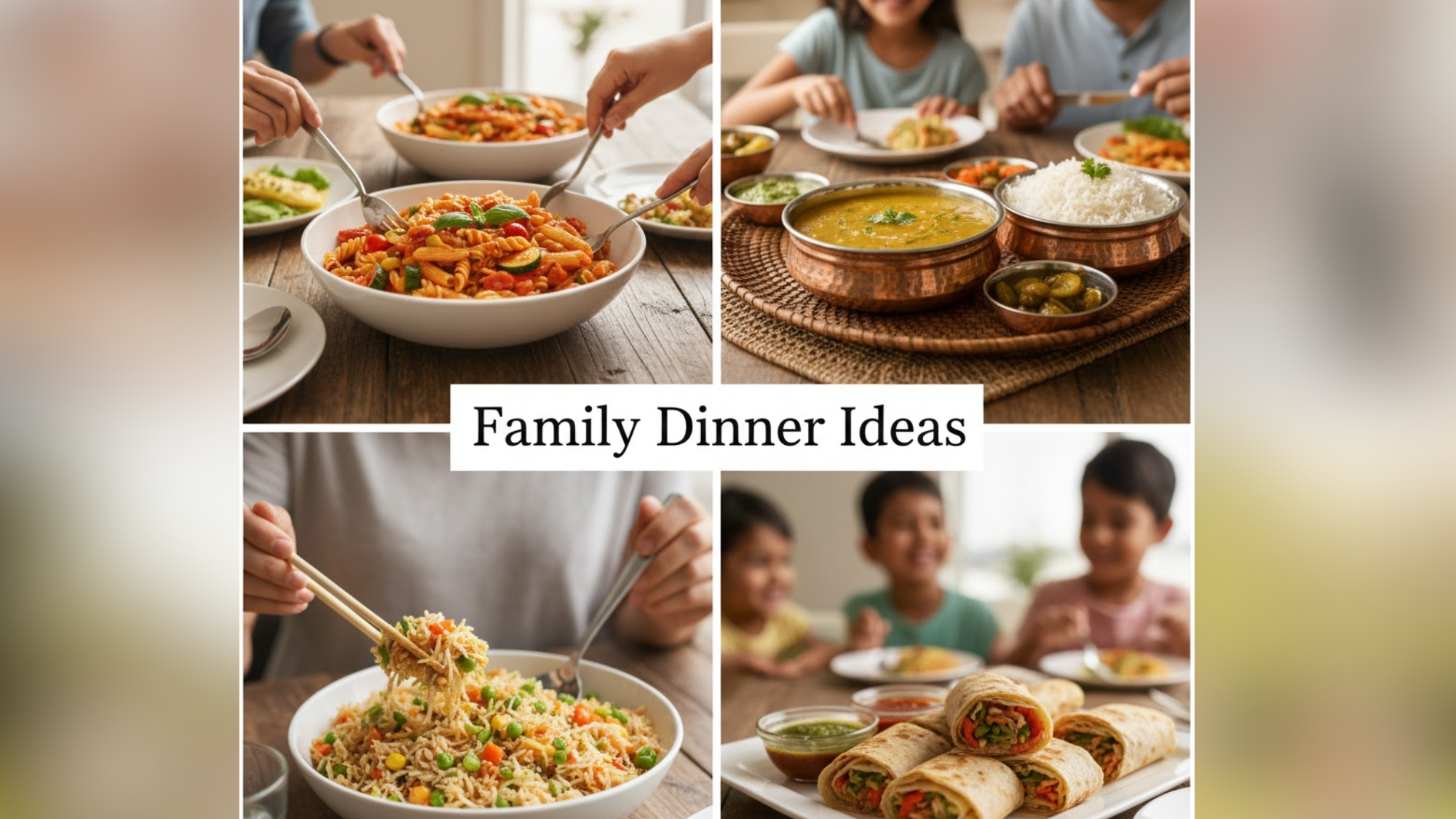 Easy Family Dinner Ideas for Stress-Free Weeknights