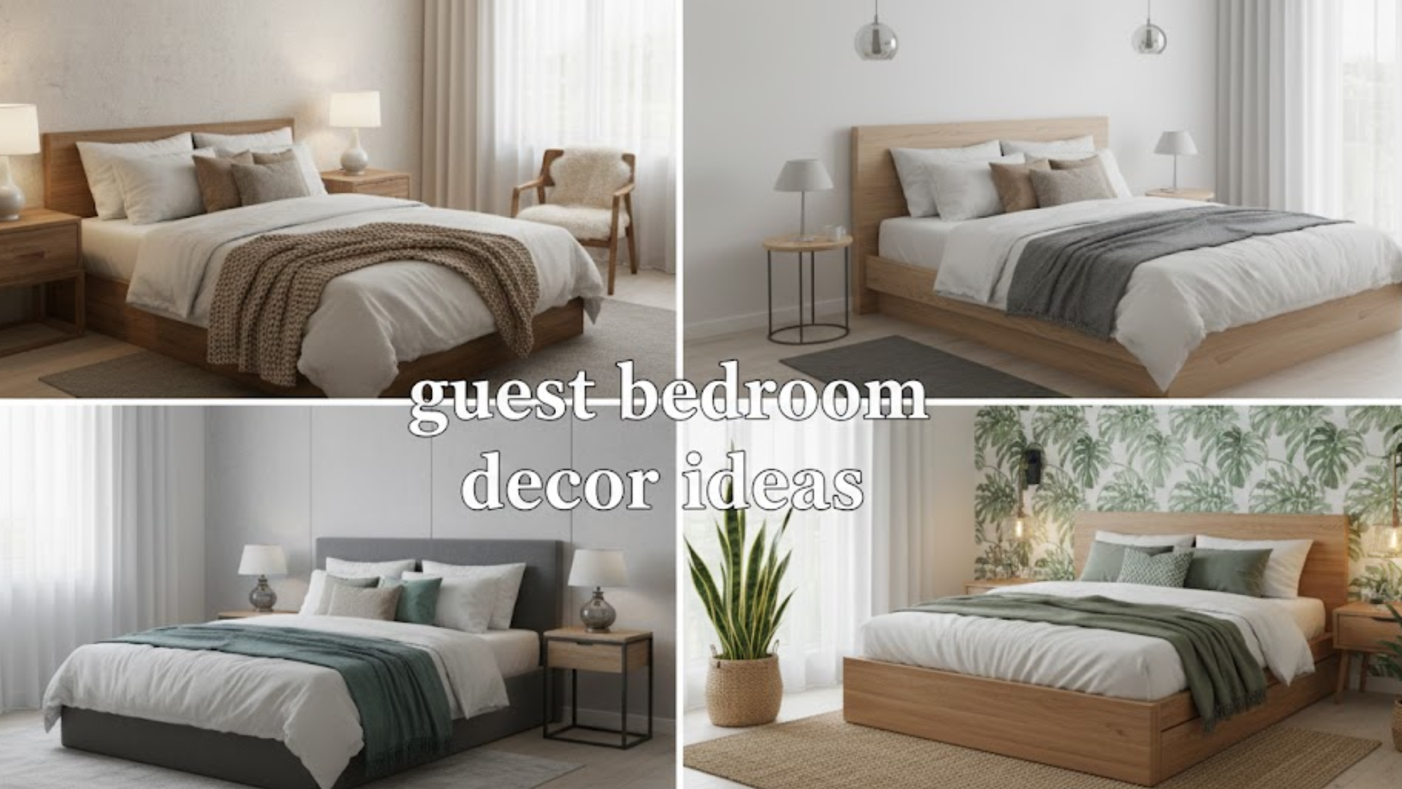Guest Bedroom Decor Ideas for Modern Home Interiors