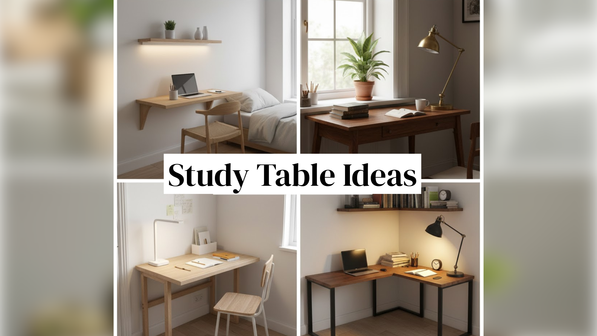 Creative Study Table Ideas You’ll Love