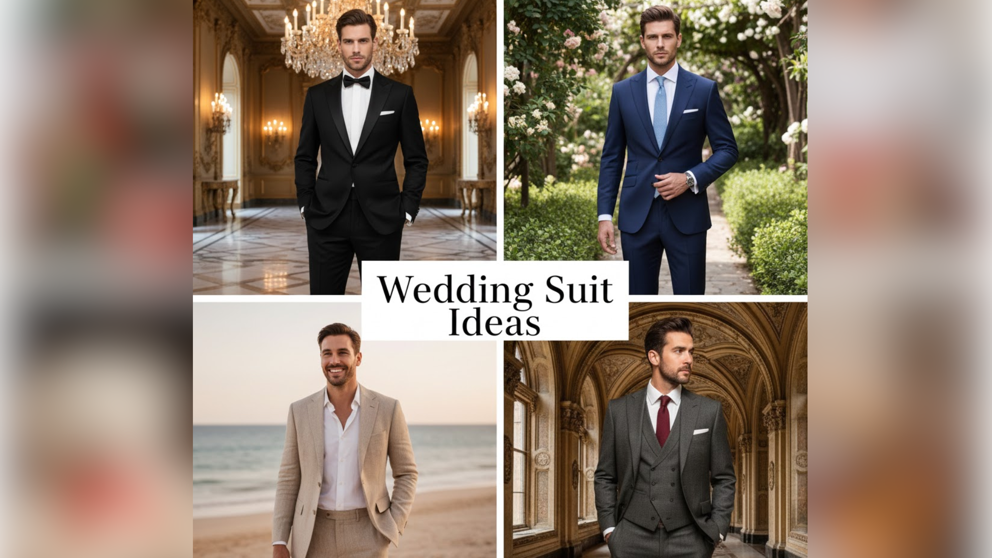 Modern Wedding Suit Ideas for Every Groom