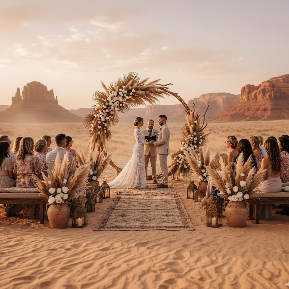rustic-barn-wedding-ceremony-fairy-lights-wooden-interior