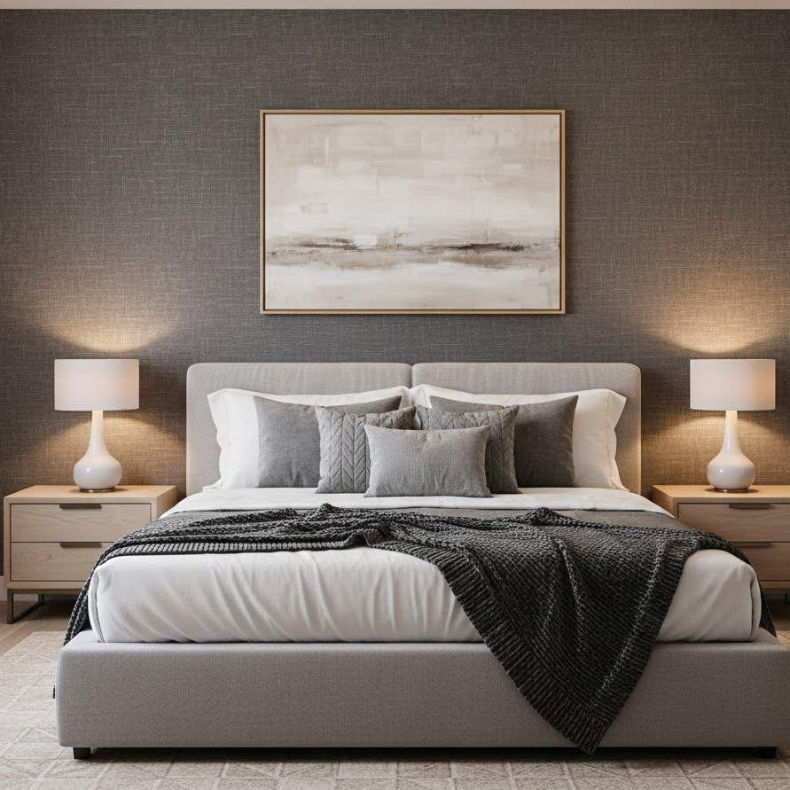 textured-gray-wallpaper-bedroom-subtle-patterns-soft-lighting