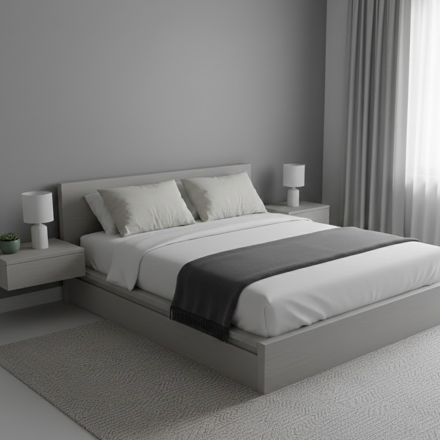 minimal-gray-bedroom-clean-lines-simple-decor-calm-retreat