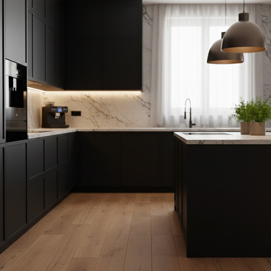 matte-black-kitchen-cabinets-luxury-dramatic-modern-interior