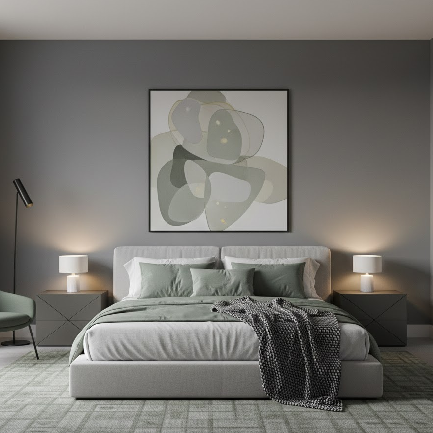 green-grey-modern-bedroom