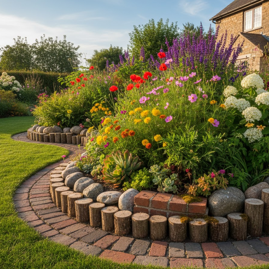 mixed-material-borders-garden