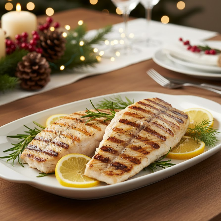 grilled-lemon-fish-with-herbs-christmas-dining