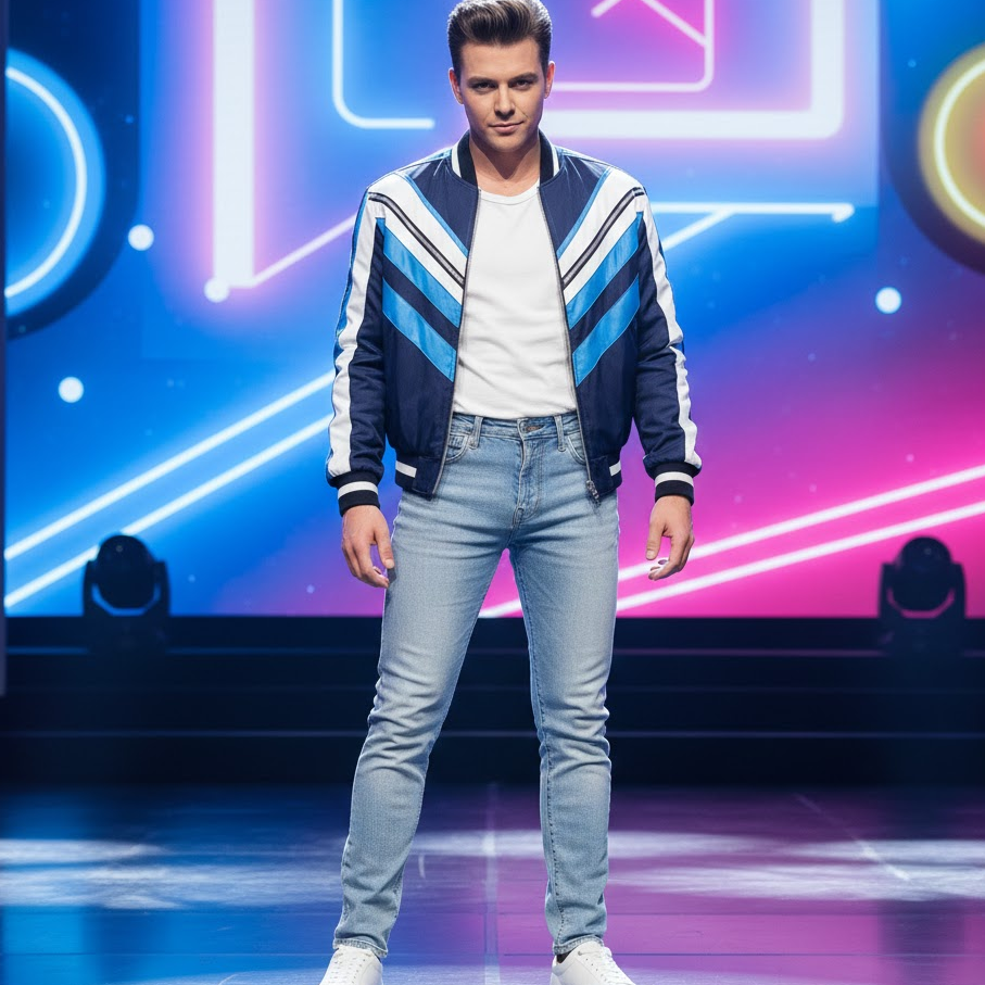 90s-boy-band-outfit-fitted-jeans-white-tee-jacket