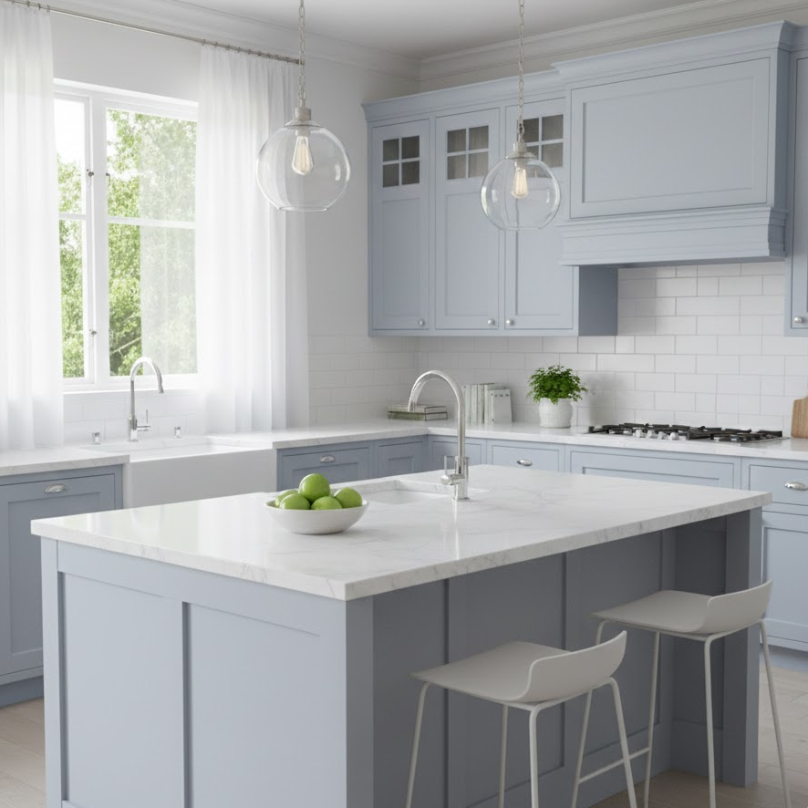 pastel-blue-kitchen-calm-interior-soft-color-white-countertops