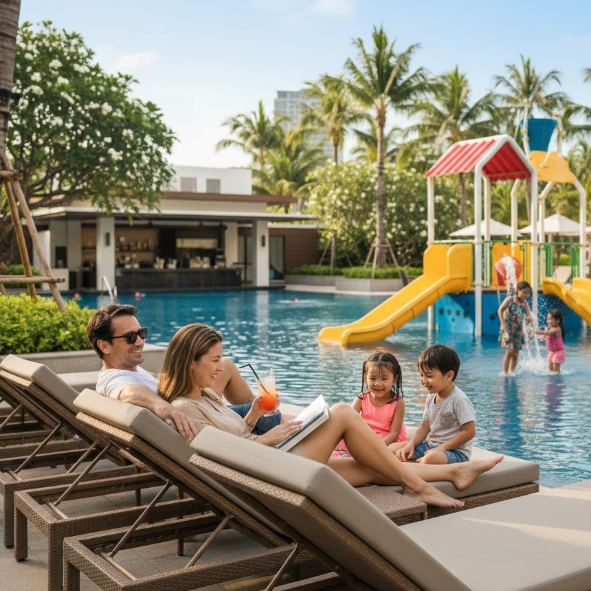family-resort-staycation-relaxing-holiday-poolside-family-friendly-resort