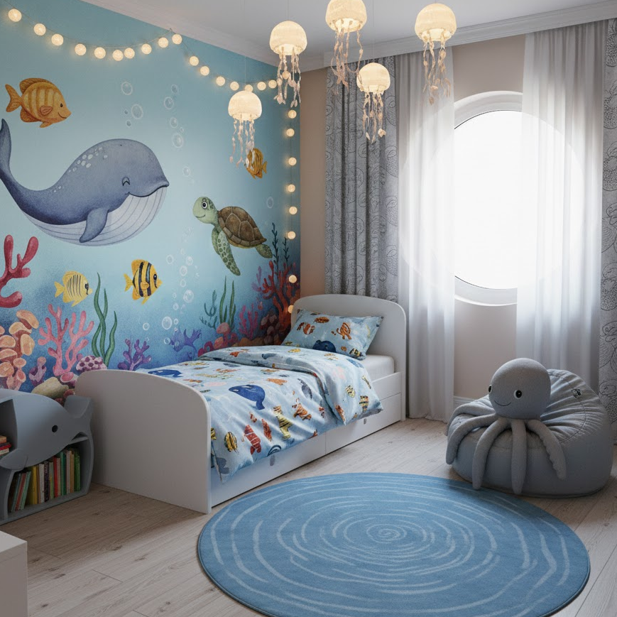 kids-room-themed-decor-animals-space-wall-art-playful-design