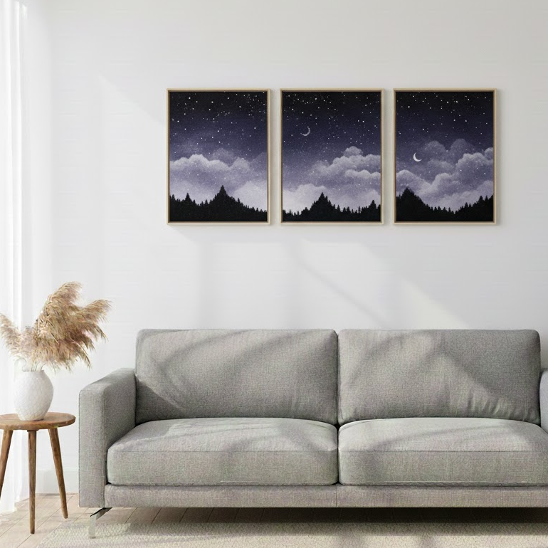 starry-night-sky-canvas-stars-moon-gradient-art