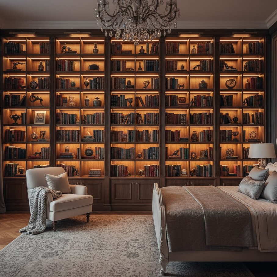 wall-to-wall-bookshelf-bedroom-luxury-style