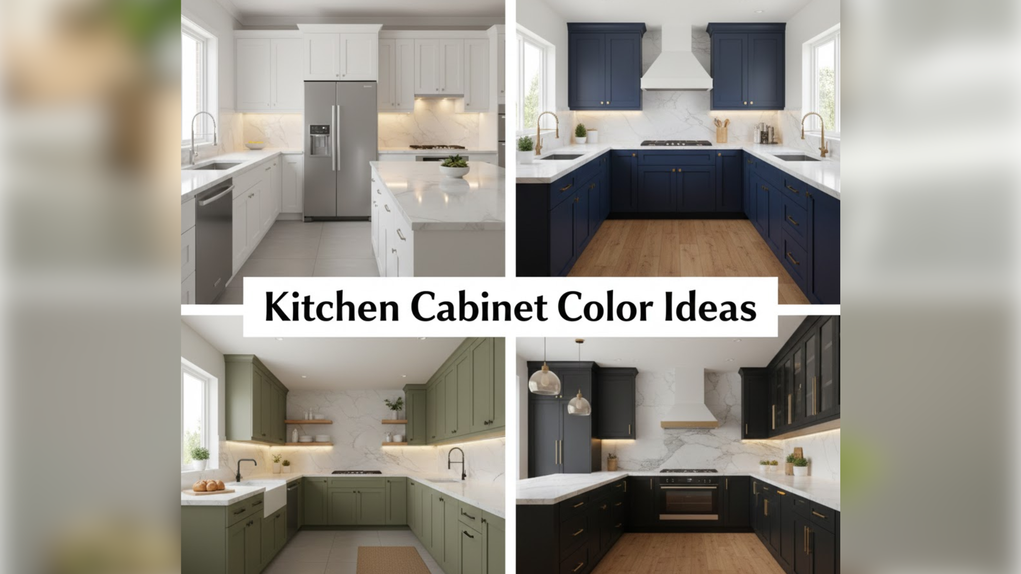 Trending Kitchen Cabinet Color Ideas Worth Trying