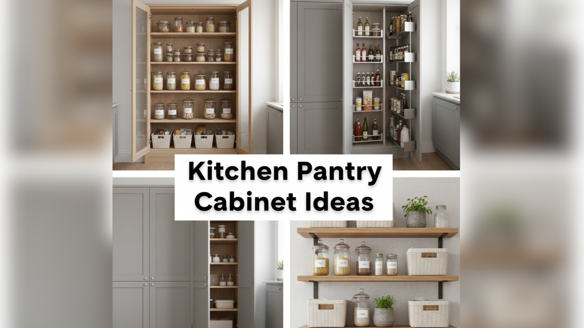 Best Kitchen Pantry Cabinet Ideas for Every Home
