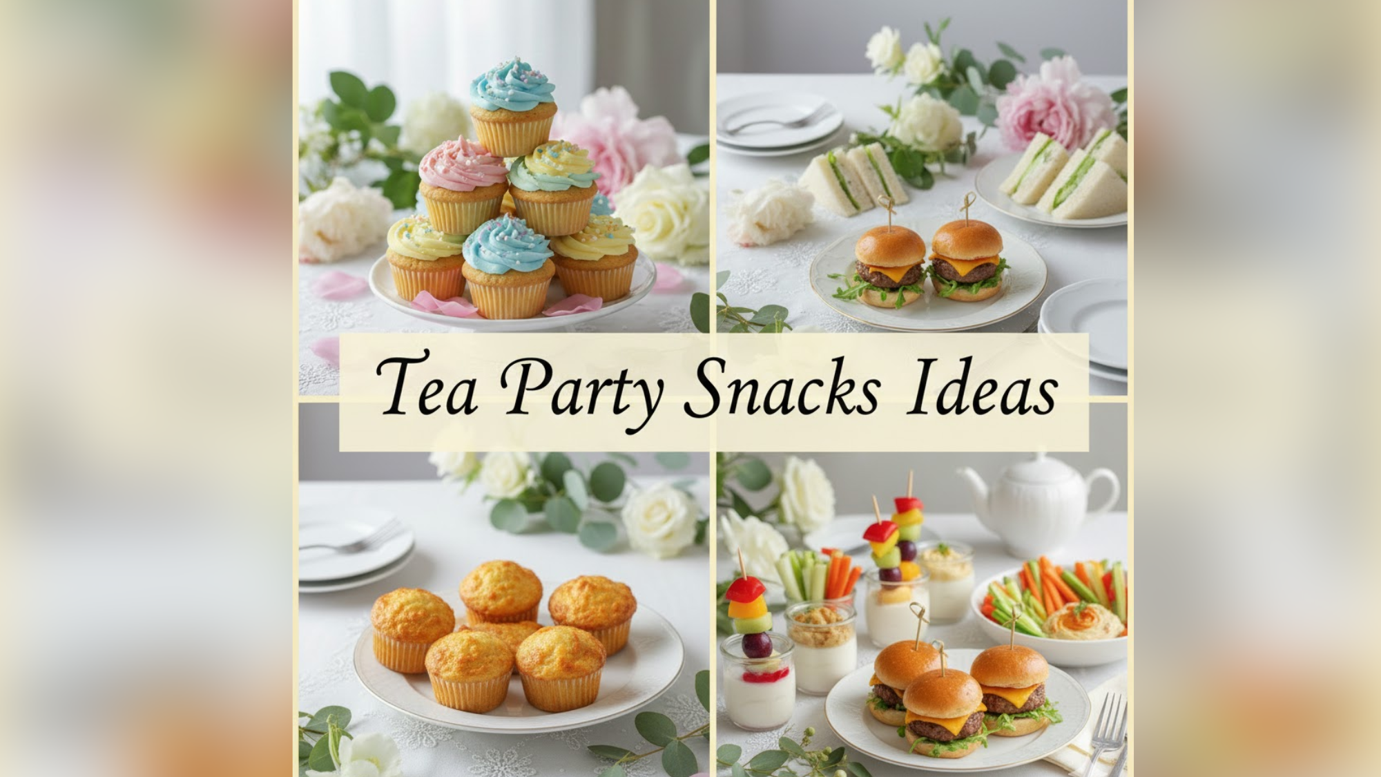 70+ Easy and Elegant Tea Party Snacks Ideas for Any Occasion