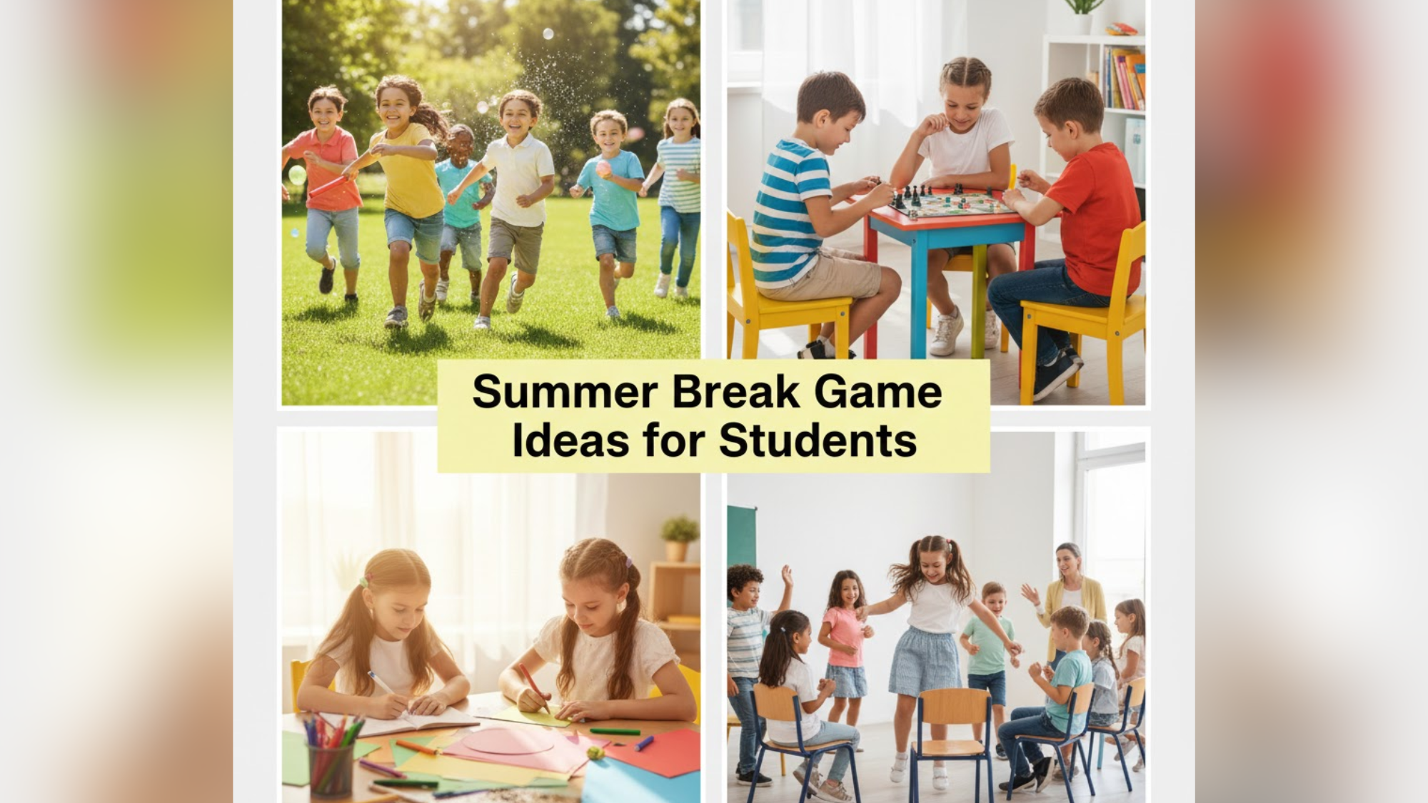 70+ Summer Break Game Ideas for Students to Stay Active