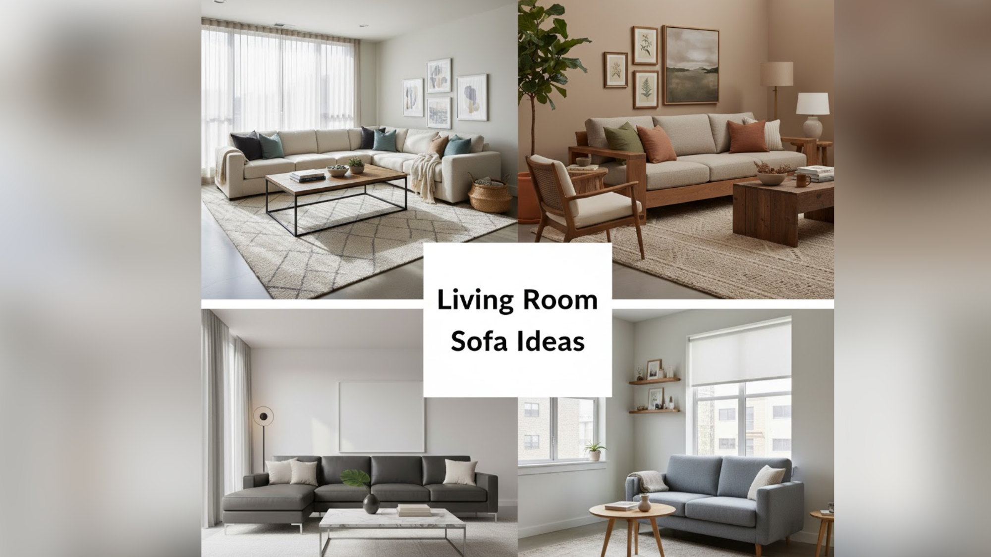 Top Living Room Sofa Ideas for Modern and Small Homes