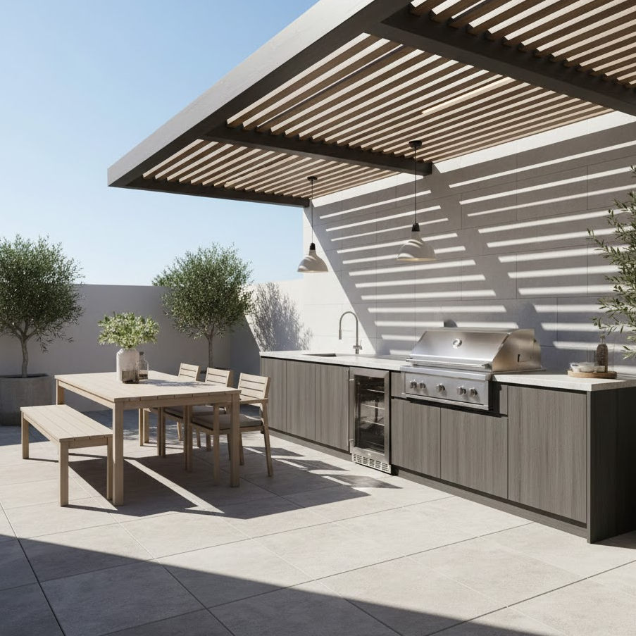 modern-outdoor-kitchen-sleek-design-stainless-steel
