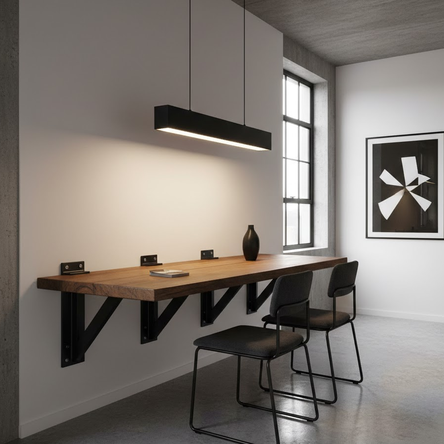 floating-dining-table-metal-accents-industrial-modern-interior