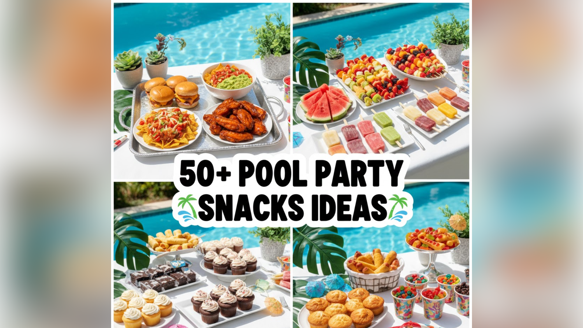 50+ Pool Party Snacks Ideas for the Ultimate Summer Bash