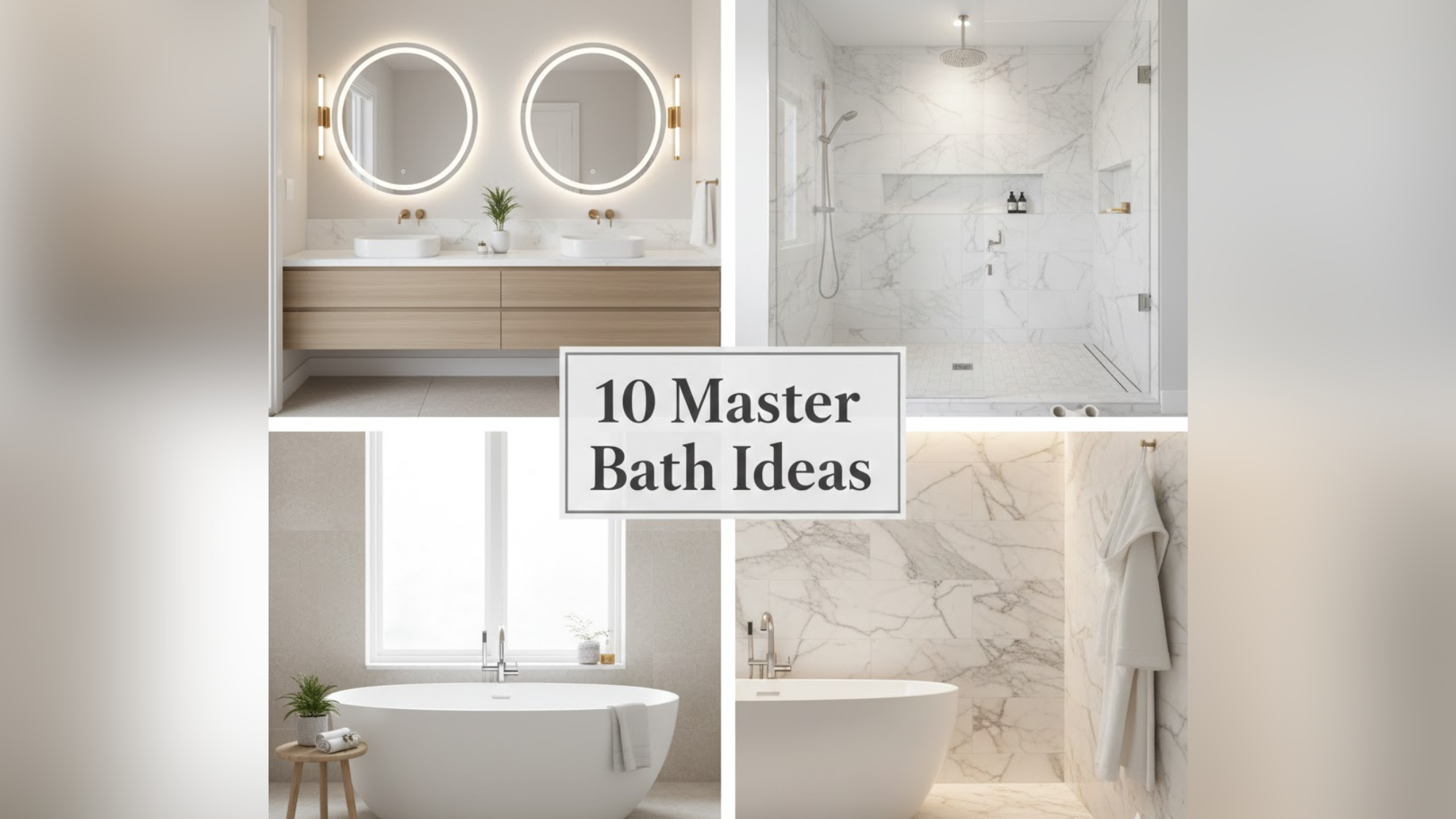 Spa Inspired Master Bathroom Remodel Ideas