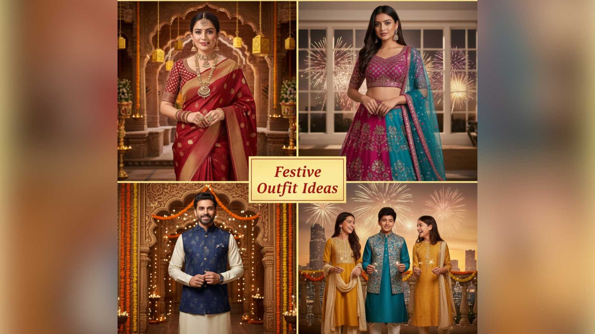 40+Trending Festive Outfit Ideas for Modern and Traditional Looks