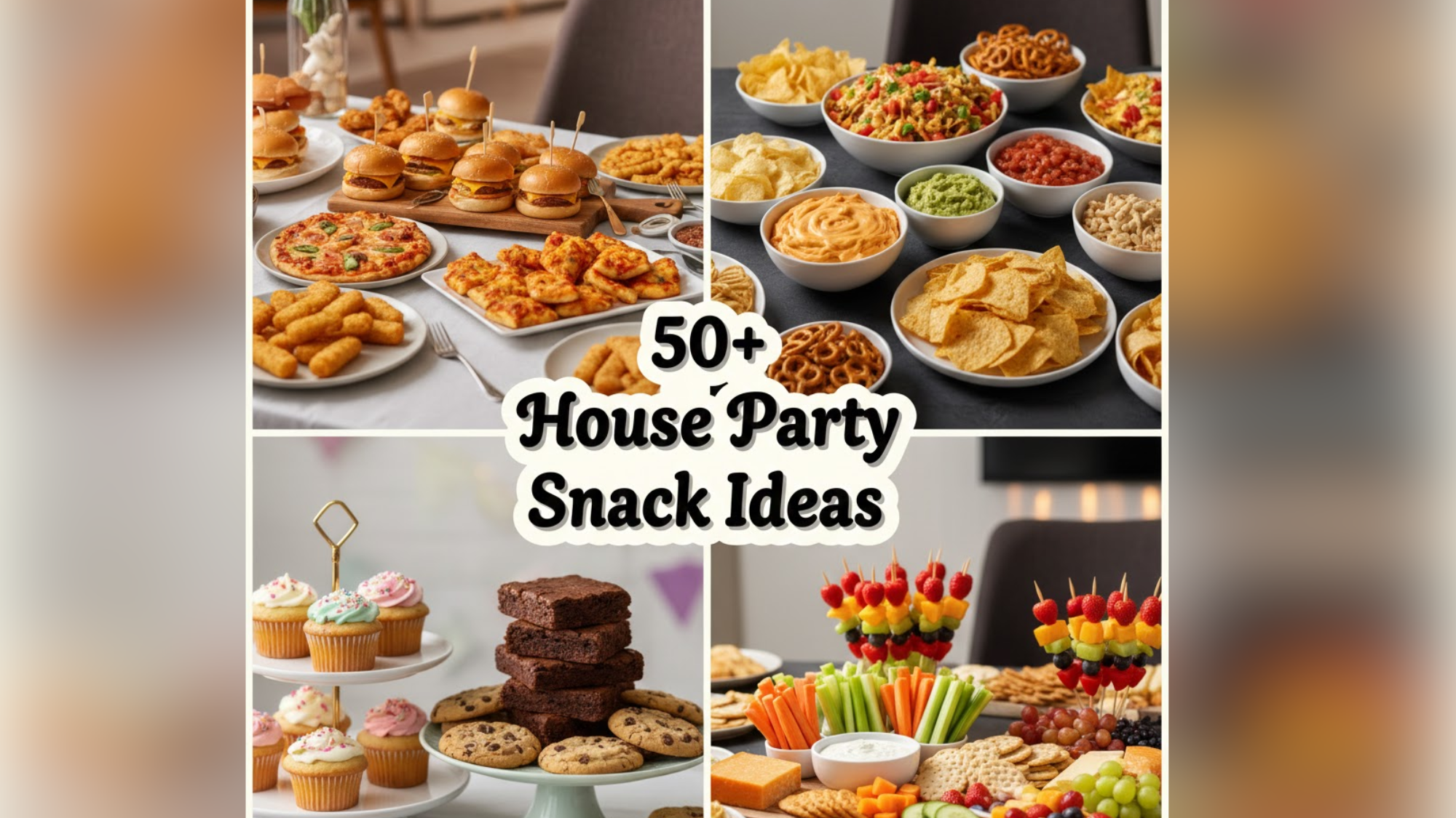 50+ House Party Snack Ideas for Easy and Fun Celebrations