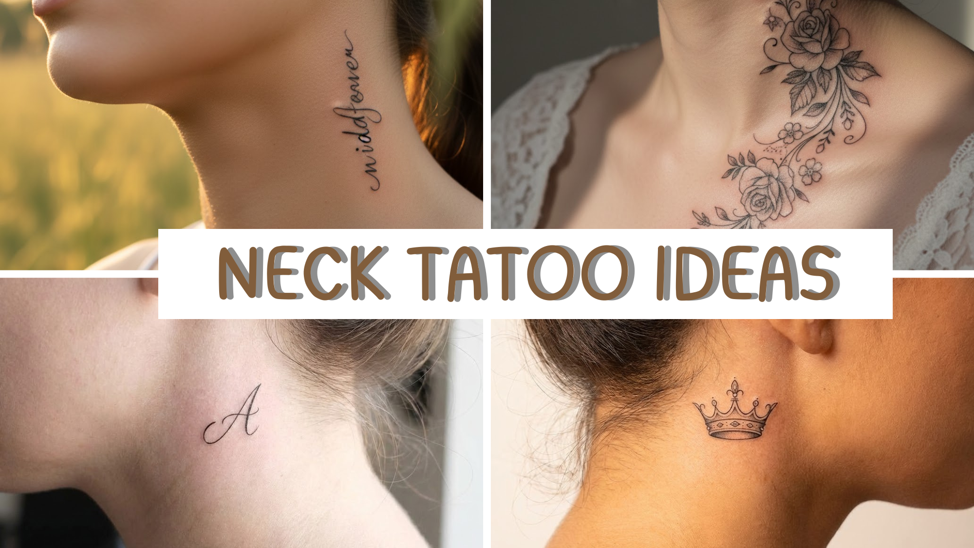 Trendy Neck Tattoo Ideas for Girls in 2026