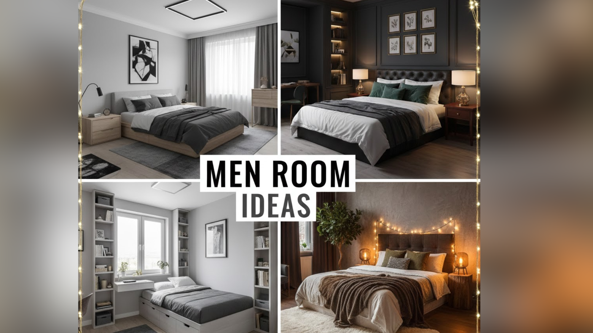 Stylish Men Room Ideas to Upgrade Your Bedroom Look