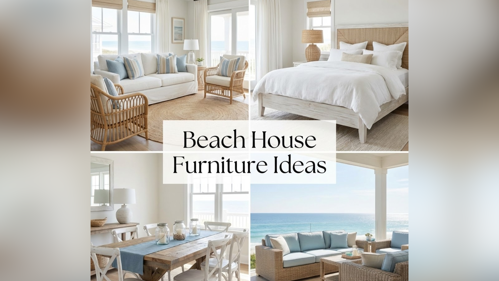 50+ Beach House Furniture Ideas for a Relaxed Coastal Home
