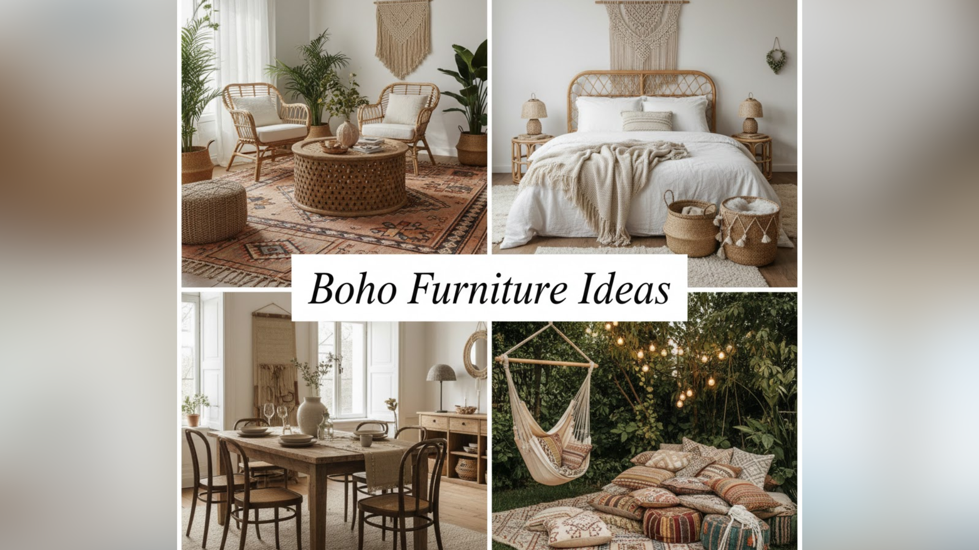 50+ Boho Furniture Ideas to Create a Cozy Bohemian Home