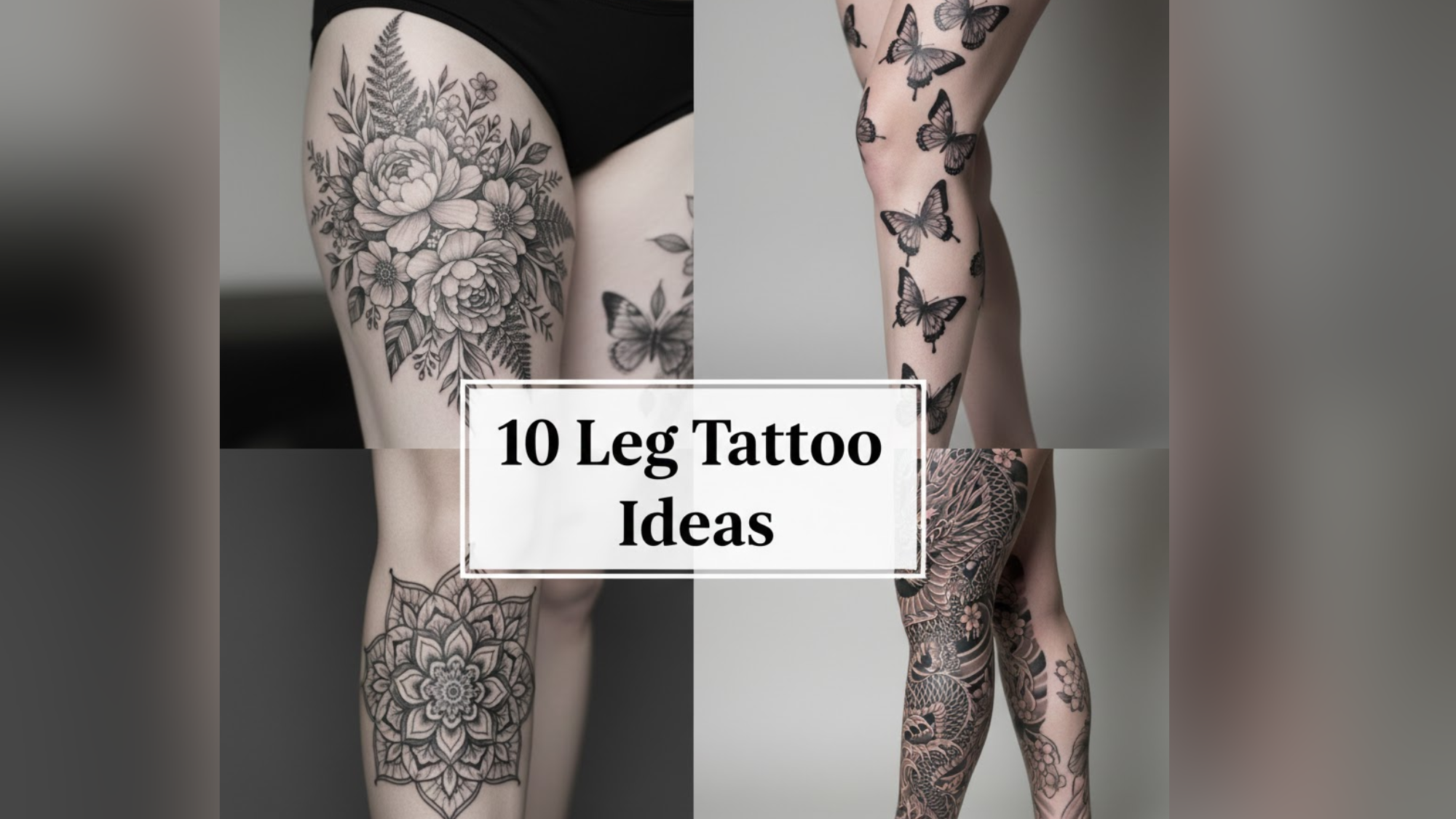 10 Bold and Beautiful Leg Tattoo Ideas