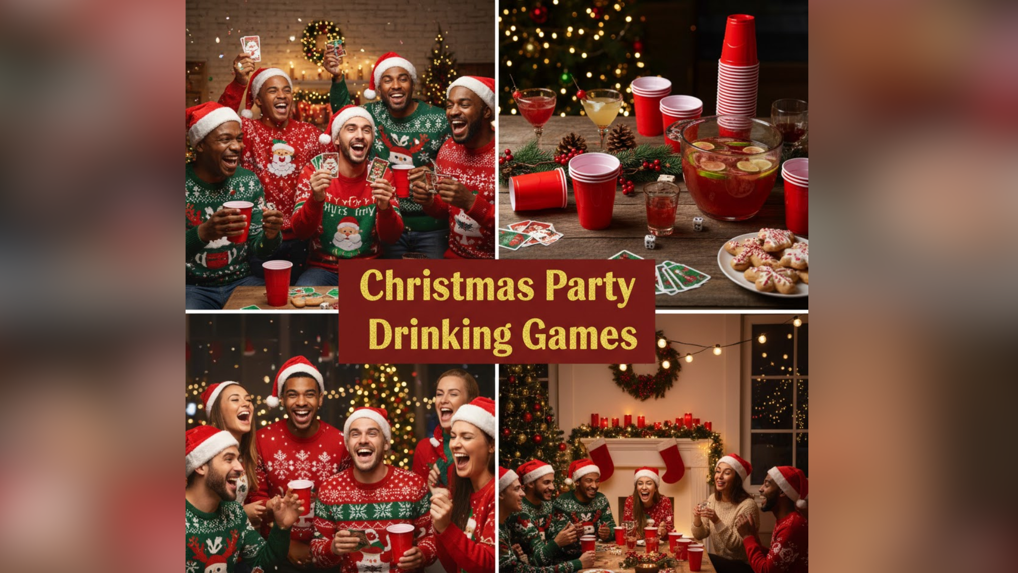 50+ Christmas Party Drinking Game Ideas for a Fun Night